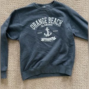 orange beach sweatshirt